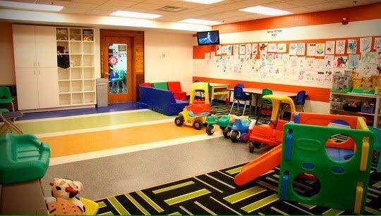 The child care room