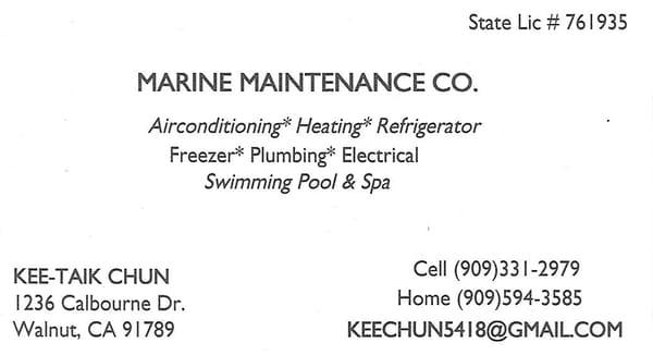 Marine Maintenance