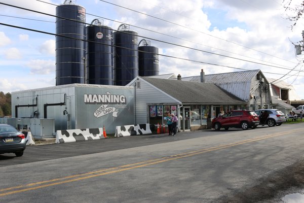 The farm and farm store.