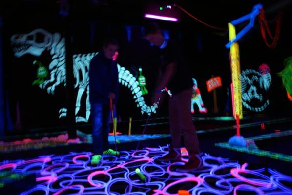 Blacklight Golf Fun