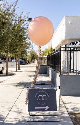 Outside entry to offices