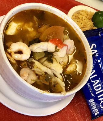 Fish Shrim of SeafoodMix Soup!