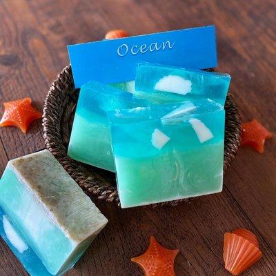 Glycerin soap in the scent of ocean 7.50