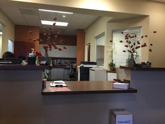 Block, Nation, Chase and Smolen.... Front desk! Their decor is wonderful. #Decor #frontdesk #familypractice #doctor