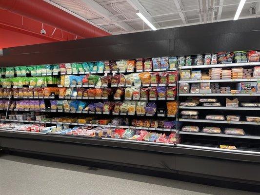 Cheese & more in their small produce & refrigerated section in the back of the store