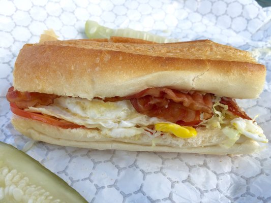 Bacon & egg Sub