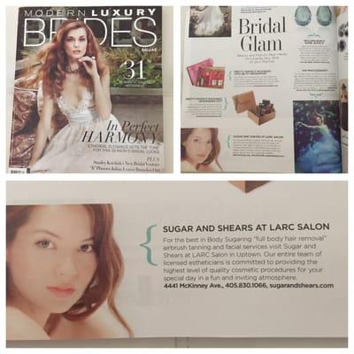 Sugar and Shears at LARC Salon recently featured in Modern Luxury Dallas Brides