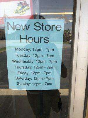 Store hours