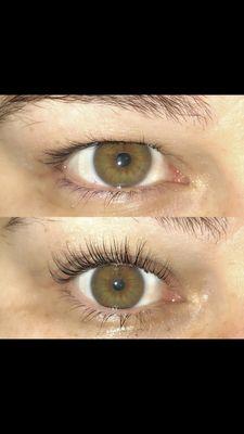 Lash lift and Tint preformed by Melanda at Hiams Touch Salon. Certified Lash artist.  No eyelash curler No mascara  No lash extensions