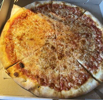 Large cheese pizza