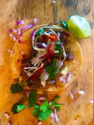 Taco clásico (steak)