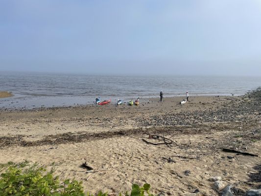 Sandy Hook launch- extremely foggy morning so we crossed the channel in the afternoon once it cleared.