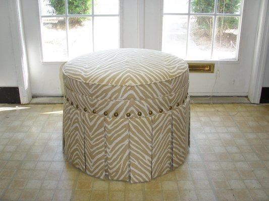 Pleated Ottoman