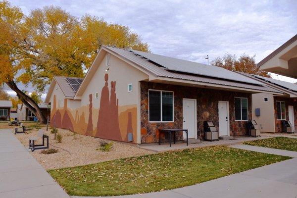 Bunkhouses.