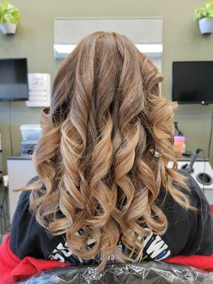 Balayage done by Tiffany hairstylist