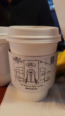 Custom J Cafe cup holder