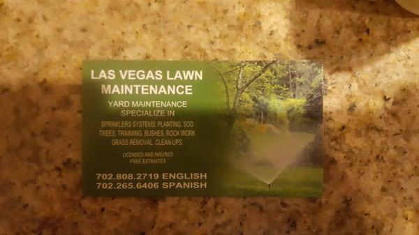 Las Vegas Lawn Maintenance