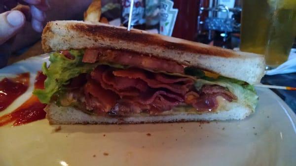 A Cleveland Ale Houseesk BLT, without the bragging. They can brag a bit with this bacon.