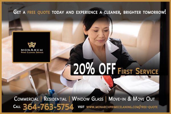 Residential cleaning services