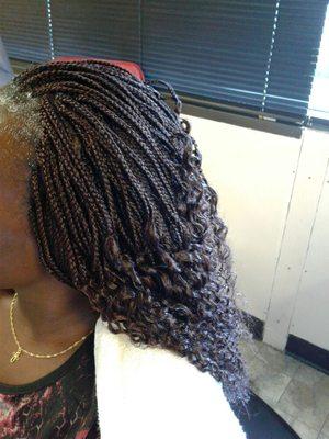 Micro braids with expression hair