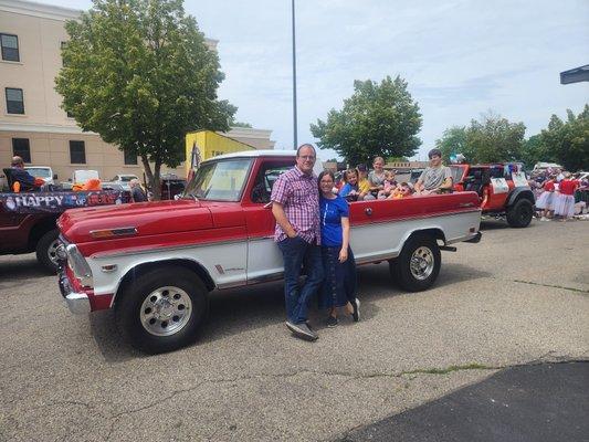 1969 Ford Dads Truck In Parade