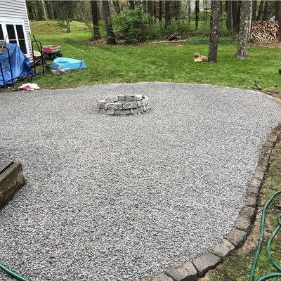 Fire Pit install