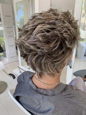 Highlights and haircut by Nicolad