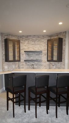 Basement bar