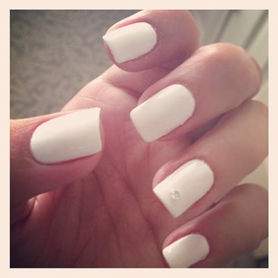 Elegant White Manicure :)