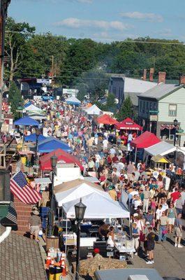 One of the many festivals that take place on Mulberry Street.