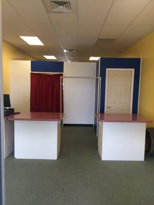 The interior at La France Cleaners at Kismet Parkway.