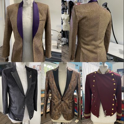 Jacket tailoring for many looks for America's Got Talent at the Luxor Las Vegas