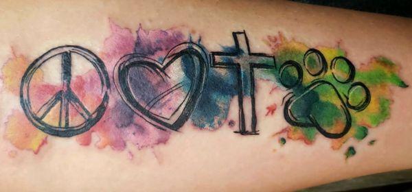 Watercolor tattoo