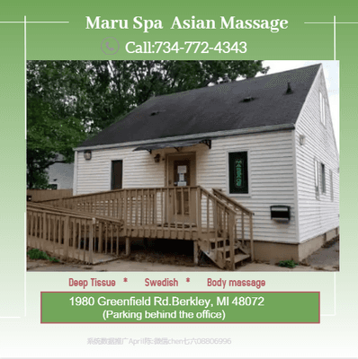 Our traditional full body massage in Berkley, MI 
includes a combination of different massage therapies like 
Swedish Massage...