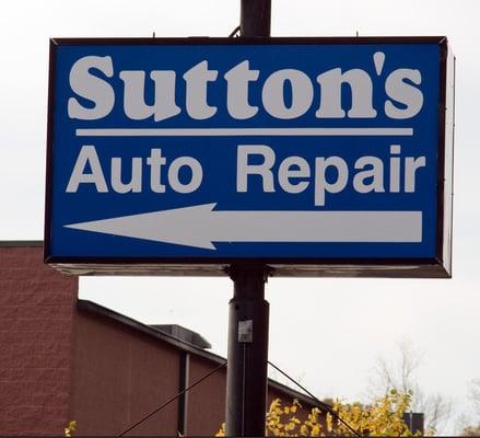 Sutton's Auto Repair, Edgewater MD Front Sign