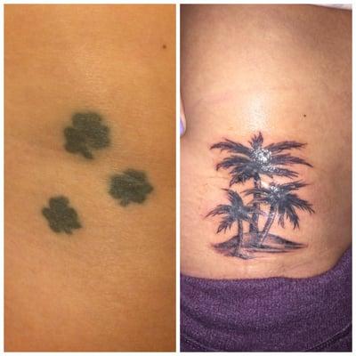 Coverup done by Dave. Couldn't be happier with the outcome