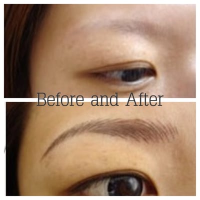 See the difference! Eyebrow Cloning