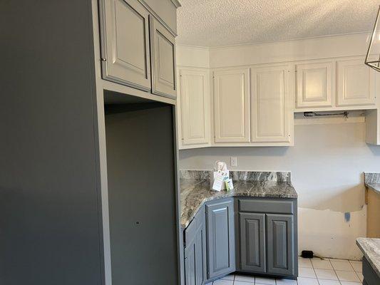 Cabinet refinishing