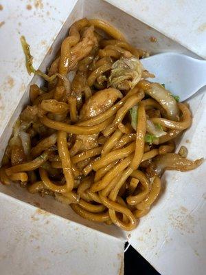 Chicken lo mein