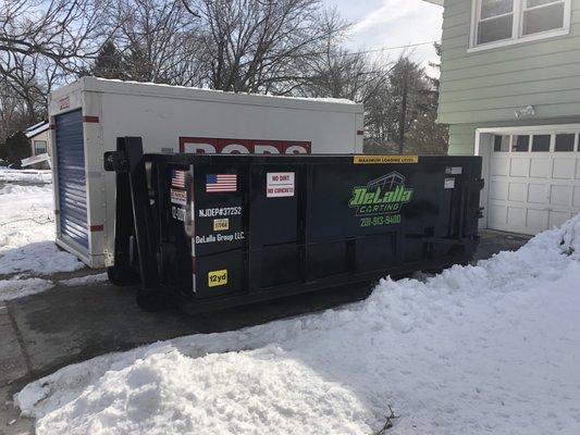 One of our beautiful dumpster in Bergen county.