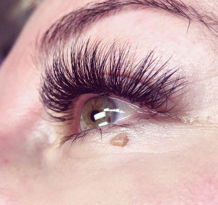 Volume eyelash extensions