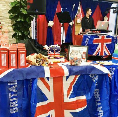 British themed 60th birthday bash with DJ KVC!