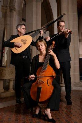 The Chatham Baroque trio
 (R. Alan Adams Photography)