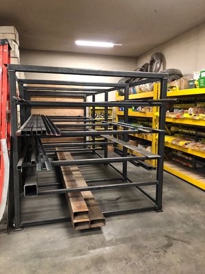 steel rack for inventory