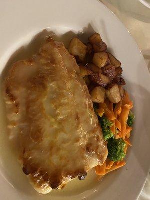 Grouper Francaise - delicious, light and flaky and the sauce complimented the fish excellently