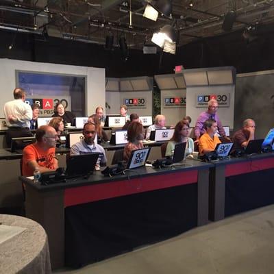 Pledge drive volunteers