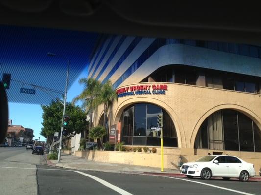 Ventura Blvd, heading west.  Clinic is in an office building.