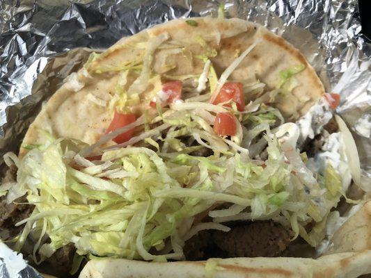 A gyro, seriously as good as any! Better than most!