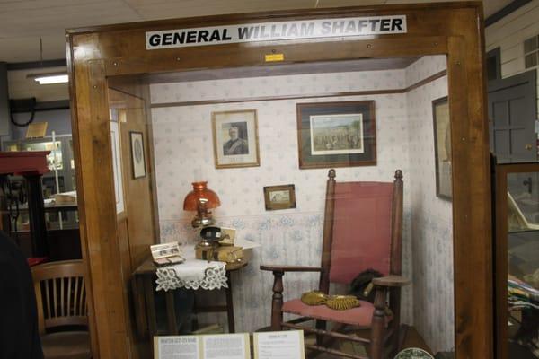 Display honoring Gen. Shafter