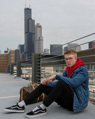 Portraits in downtown Chicago, Illinois